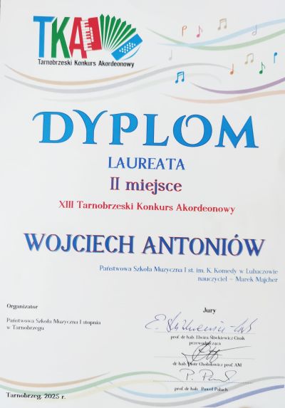 Zdjęcie 6 z galerii XIII Tarnobrzeski Konkurs Akordeonowy