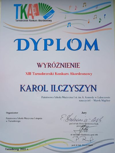Zdjęcie 7 z galerii XIII Tarnobrzeski Konkurs Akordeonowy