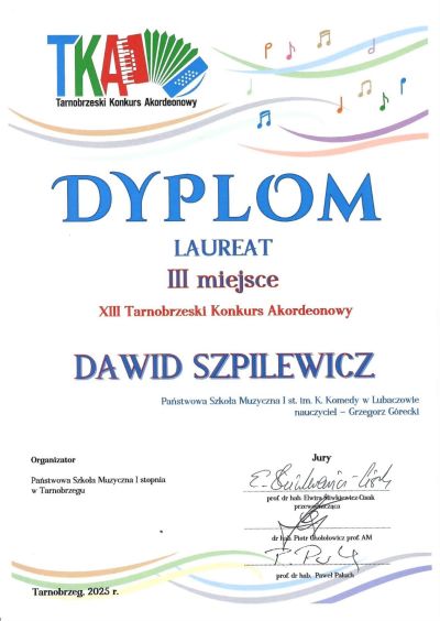 Zdjęcie 16 z galerii XIII Tarnobrzeski Konkurs Akordeonowy