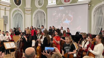 Zdjęcie 3 z galerii Anielskie kolędowanie w ZPSM w Przemyślu
